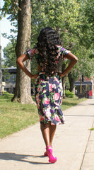 Viola Midi Wrap Dress