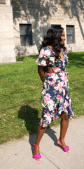 Viola Midi Wrap Dress