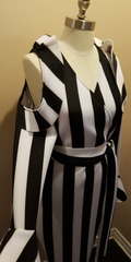 Bold Stripes Plus Size Dress