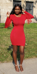 Rockin’ Red Fringe Dress